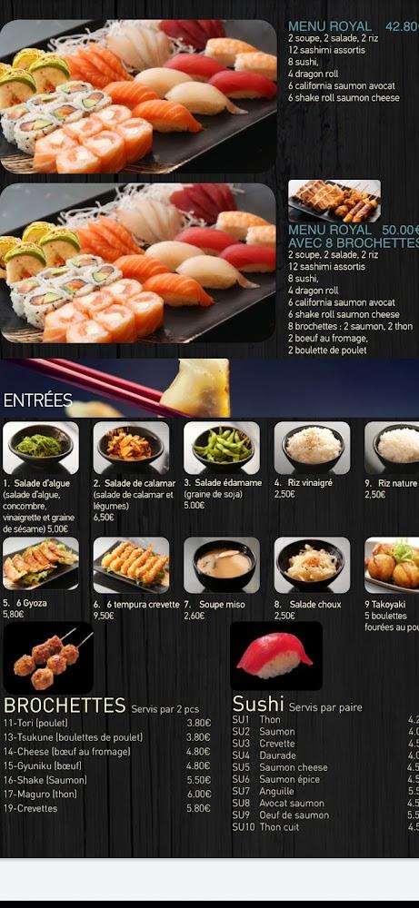 Au Comptoir d'Asie - Ramen & Sushi - Menu Image 1