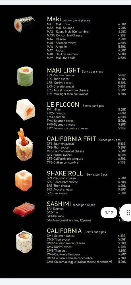 Au Comptoir d'Asie - Ramen & Sushi - Menu Image 2